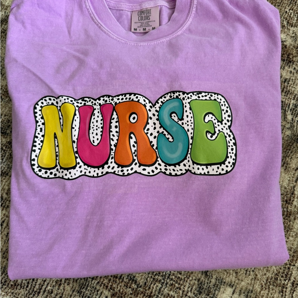 Colorful Nurse Graphic Tee
